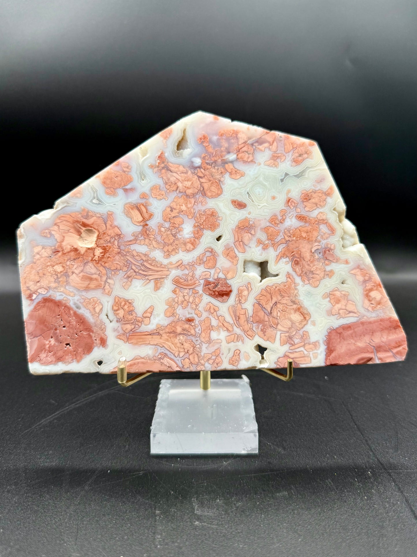 Cotton Candy Agate Slice #1