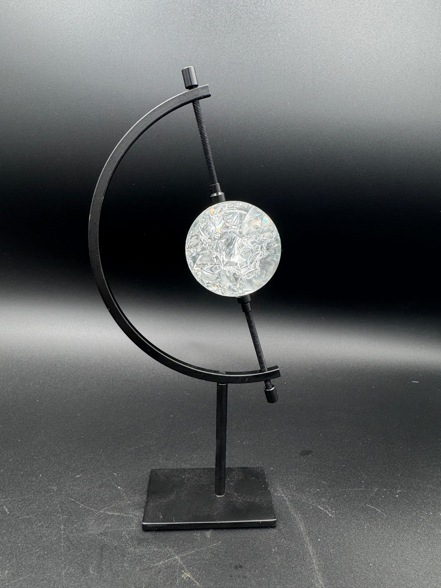 Crackle Quartz Sphere